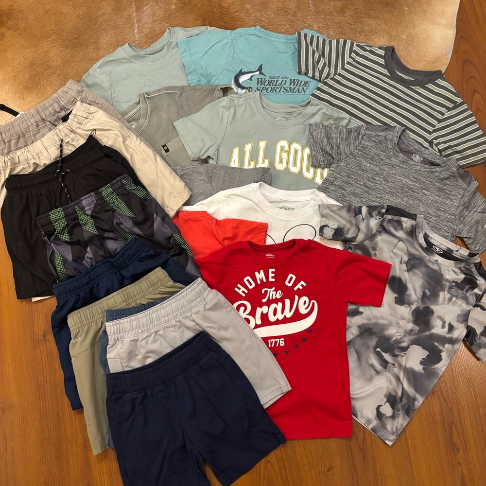 Boys Shorts and T-Shirt Bundle